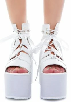Y.R.U. Medusa Open Toe Platform
