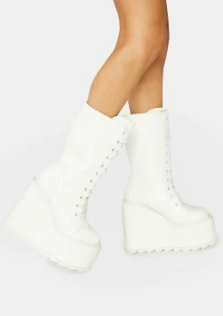 Y.R.U. Dune Lace-Up Platform Boots