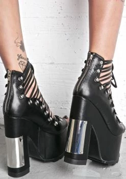 Y.R.U. Heavy Metal Ballet Bae Platforms