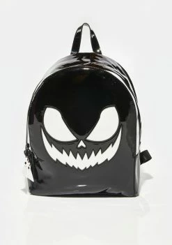 Y.R.U. Bags & Wallets Skully Vinyl Backpack
