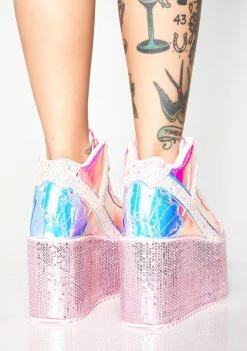Cheap ๐ Y.R.U. Pixie Qozmo Mermaid Sequin Platforms ๐ 10 Y.R.U. Pixie Qozmo Mermaid Sequin Platforms