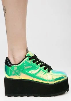 Y.R.U. Platforms Spacebound Lala Platform Sneakers