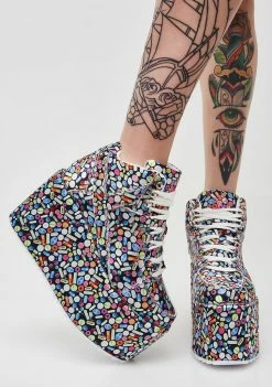 Y.R.U. Qozmo Hi Pill Platform Sneakers Platforms