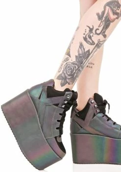 Y.R.U. Qozmo Hi Reflective Sneakers