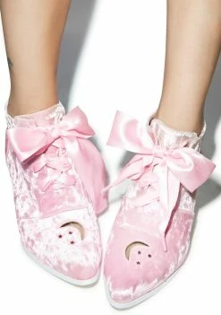 Y.R.U. Velvet Aura Lo Ankle Boots Boots & Booties