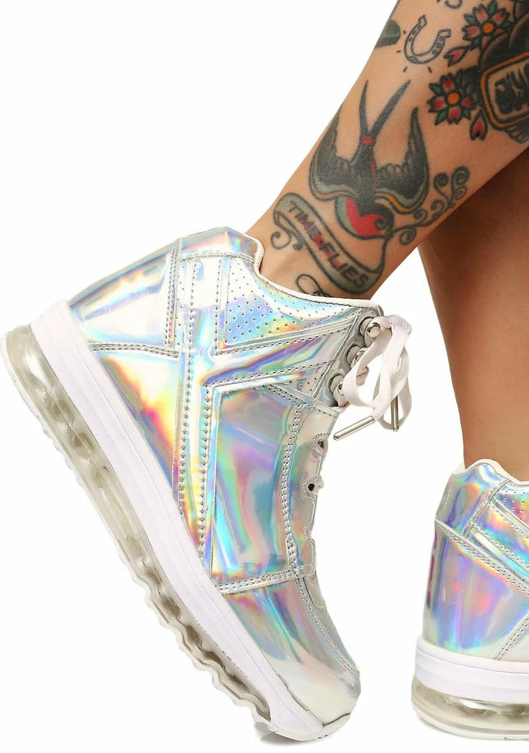 Cheapest ๐ Y.R.U. Qozmo Aiire Light Up Hologram ๐ Sneakers ๐คฉ 4 Y.R.U. Qozmo Aiire Light Up Hologram Sneakers