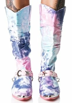 Y.R.U. Tie-Dye Deathproof Boots