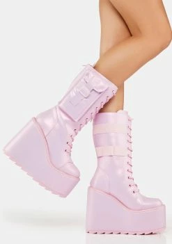 Y.R.U. Pink Pearl Dune Desert Boots