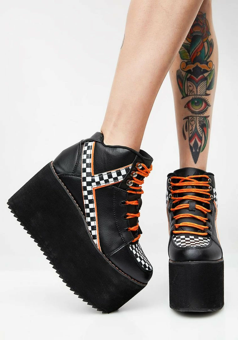 Cheap ๐ Y.R.U. Just A Quickie Qozmo Platform ๐ Sneakers โจ 5 Y.R.U. Just A Quickie Qozmo Platform Sneakers