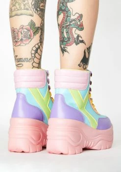 Y.R.U. Hi Matrixx 2 Pastel Platform Sneakers Platforms