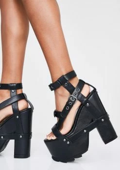 Y.R.U. Midnight Nightcall Platform Heels Platforms