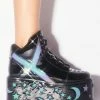 Y.R.U. Reflective Stars Qozmo Platform Sneakers Platforms
