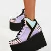 Y.R.U. Platforms Pastel Goth Qozmo Platform Sneakers