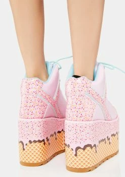 Y.R.U. Qozmo Ice Cream Platform Sneakers