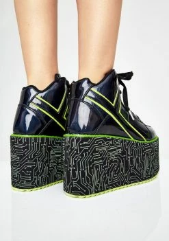 Y.R.U. X Cyberdog Qozmo Platform Sneakers