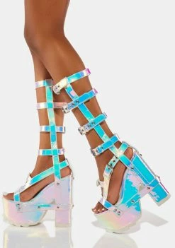 Y.R.U. Nightcall Hi Atlantis Platform Heels