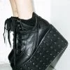 Y.R.U. Qozmo Studded Platform Sneakers Platforms