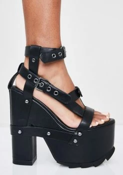 Y.R.U. Midnight Nightcall Platform Heels Platforms