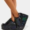 Y.R.U. Reflective Lala Luna Platform Sneakers Platforms