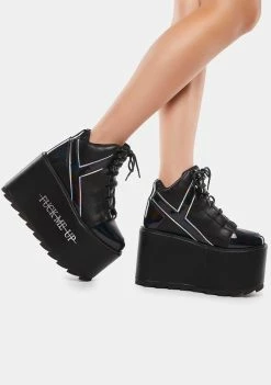 Y.R.U. X Alison Wonderland Qozmo Platform Sneakers Platform Boots