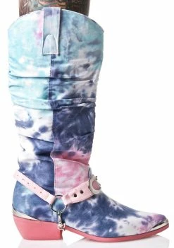Y.R.U. Tie-Dye Deathproof Boots