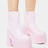 Y.R.U. Pink Krush Platform Boots
