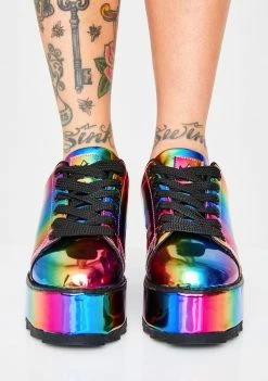 Y.R.U. Lala Rainbow Platform Sneakers Platforms