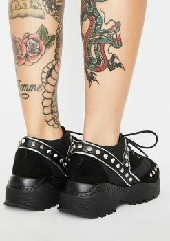 Y.R.U. Blaz3 Punk Platform Sneakers
