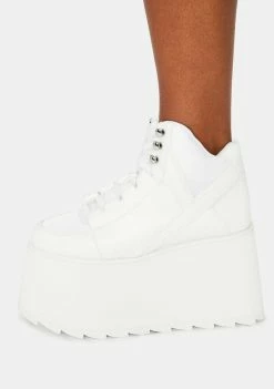 Coupon 🌟 Y.R.U. Platforms White Qozmo 2 Platform 👟 Sneakers ✔️ 7 Y.R.U. Platforms White Qozmo 2 Platform Sneakers