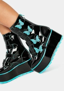 Y.R.U. Karma Butterfly Platform Boots