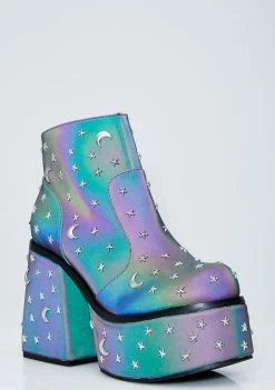 Y.R.U. Vida Stud Qozmic Platform Booties