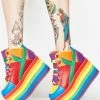 Y.R.U. Qozmo Pride Platform Sneakers