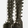 Y.R.U. Dune Hi Flame Buckle Boots Platform Boots