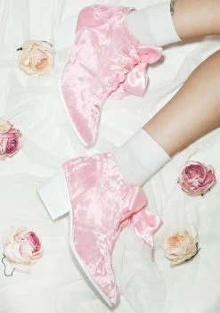 Y.R.U. Velvet Aura Lo Ankle Boots Boots & Booties