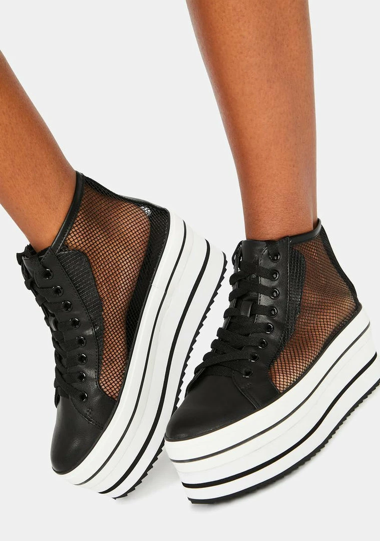 Brand new ๐คฉ Y.R.U. Platforms Elevation Mesh Platform ๐ Sneakers โจ 5 Y.R.U. Platforms Elevation Mesh Platform Sneakers