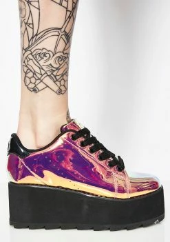 Hot Sale π Y.R.U. Platforms Lala Pink Atlantis Platform π Sneakers π 8 Y.R.U. Platforms Lala Pink Atlantis Platform Sneakers