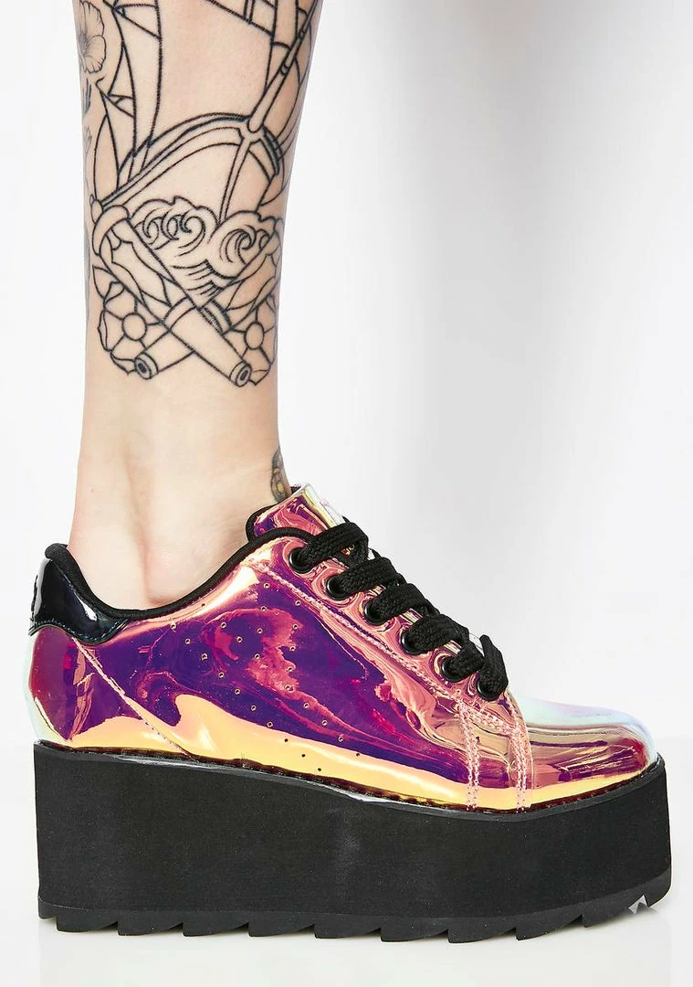 Hot Sale π Y.R.U. Platforms Lala Pink Atlantis Platform π Sneakers π 4 Y.R.U. Platforms Lala Pink Atlantis Platform Sneakers