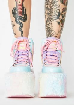 Y.R.U. Qozmo Kandi Pastel Platform Sneakers