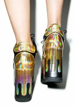 Y.R.U. Platforms Qozmo Lo Matrix Platform Sneakers